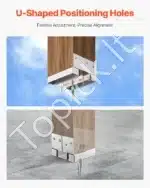 Medinių stulpų bazė / atrama, 10 vnt. / 139.5x141.5 mm - Image 4