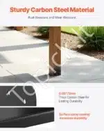 Medinių stulpų bazė / atrama, 2 vnt. / 200x190 mm - Image 3