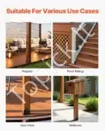 Medinių stulpų bazė / atrama, 2 vnt. / 200x190 mm - Image 6