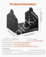 Medinių stulpų bazė / atrama, 2 vnt. / 200x190 mm - Image 7