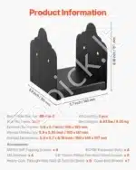 Medinių stulpų bazė  atrama, 2 vnt. - Image 7