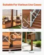 Medinių stulpų bazė  atrama, 2 vnt. - Image 6