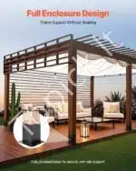 Medinių stulpų bazė / atrama, 4 vnt. / 142x142 mm - Image 2