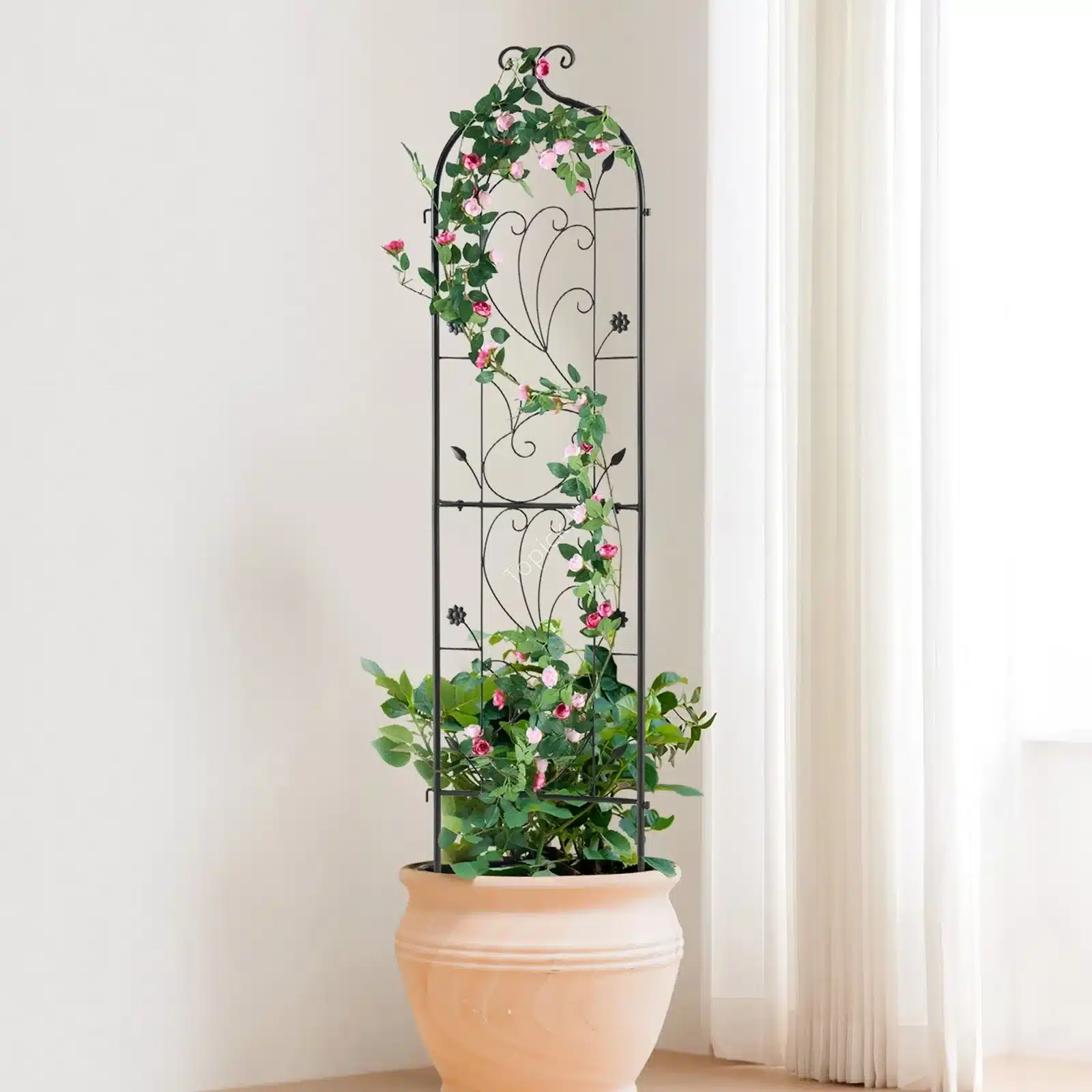 Metalinis sodo grotelių rinkinys augalams – 38 × 152 cm (6) Metalinis sodo grotelių rinkinys augalams – 38 × 152 cm - Image 8