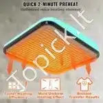 Mini terminis presas, 670 W 23x23 cm - Image 4