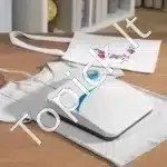 Mini terminis presas, 670 W / 23x23 cm, baltos spalvos - Image 7