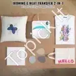 Mini terminis presas, 670 W / 23x23 cm, baltos spalvos - Image 2