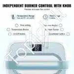 Mini terminis presas, 770 W 30.5x25.4 cm - Image 3