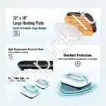 Mini terminis presas, 770 W 30.5x25.4 cm - Image 5