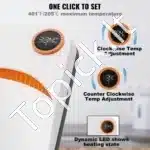 Mini terminis presas, 810 W / 30.5x25.4 cm - Image 3