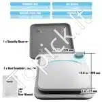 Mini terminis presas, 810 W / 30x25 cm - Image 6