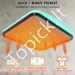 Mini terminis presas, 810 W / 30x25 cm, žalios spalvos - Image 4