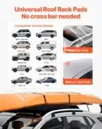 Minkšti stogo bagažinės paminkštinimai 39,5 cm – kajakams, banglentėms ir irklentėms - Image 2