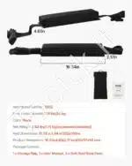 Minkšti stogo bagažinės paminkštinimai 39,5 cm – kajakams, banglentėms ir irklentėms - Image 7