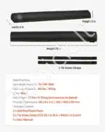 Minkšti stogo laikiklių paminkštinimai 711,2 mm - Image 7