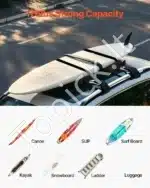 Minkšti stogo laikiklių paminkštinimai 76 cm – kajakams, banglentėms ir irklentėms - Image 4