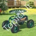 Mobili sodo kėdė-vežimėlis su įrankių krepšiu, iki 150 kg - Image 8