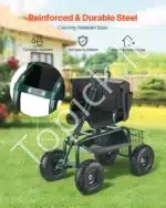 Mobili sodo kėdė-vežimėlis su pasukama sėdyne, iki 136 kg - Image 6