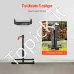 Mobilus ir tvirtas stalo pjūklų atraminis stovas – 113 kg talpa, reguliuojamas aukštis 68–109 cm - Image 5