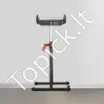 Mobilus ir tvirtas stalo pjūklų atraminis stovas – 113 kg talpa, reguliuojamas aukštis 68–109 cm - Image 2