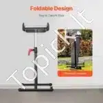Mobilus ir tvirtas stalo pjūklų atraminis stovas – 113 kg talpa, reguliuojamas aukštis 69–109 cm - Image 5