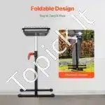 Mobilus ir tvirtas stalo pjūklų atraminis stovas – 136 kg talpa, reguliuojamas aukštis 68–108 cm topick - Image 5