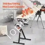 Mobilus ir tvirtas stalo pjūklų atraminis stovas – 136 kg talpa, reguliuojamas aukštis 68–108 cm topick - Image 8