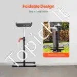 Mobilus ir tvirtas stalo pjūklų atraminis stovas – 61 kg talpa, reguliuojamas aukštis 68–108 cm - Image 5