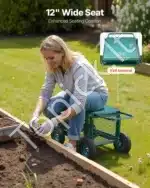 Mobilus sodo vežimėlis-sėdynė su ratukais, 180 kg - Image 4