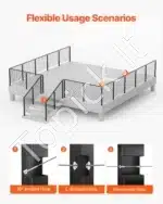 Nerūdijančio plieno trosų turėklai, turėklų stulpas, laiptų turėklai, balkonų turėklai (1067 x 50,8 x 50,8 mm) - Image 5