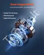 Nuotekų pakėlimo stotelė su smulkintuvu 1200W,180L/min - Image 5