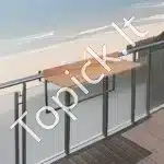 Pakabinamas sulankstomas balkono stalas 1000 × 345 mm - Image 8