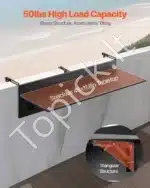 Pakabinamas sulankstomas balkono stalas 1220 × 300 mm - Image 3