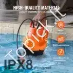 Panardinamas drenažinis siurblys, 320 W  6000 Lh - Image 2