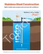 Panardinamas giluminis siurblys, 910 W / 100 L/min - Image 4
