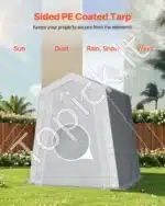 Pastogė įrankiams / garažas / sandėliukas 183 x 183 x 213 cm - Image 3