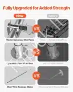 Pastogė įrankiams / garažas / sandėliukas 183 x 183 x 213 cm - Image 4