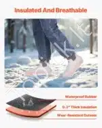 Patvarūs vyriški guminiai auliniai batai, juodi (EU 47-48) - Image 4