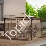 Pavėsinės tinklelis nuo uodų, 275 x 340 x 220 cm - Image 9