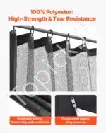 Pavėsinės tinklelis nuo uodų, 275 x 375 x 205 cm - Image 4