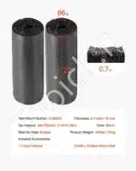 Perdirbtas guminis mulčias vejos apvadas nuo piktžolių 2,44 x 0,56 m - Image 7