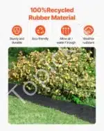 Perdirbtas guminis mulčias vejos apvadas nuo piktžolių 2,44 x 0,56 m - Image 5