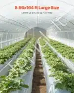 Pilka statybinė plėvelė mulčiavimui 2 x 50 m, 0,2 mm storio - Image 3