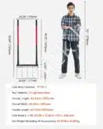 Plati sodo šakė-grėblys dirvos purenimui, 5 dantys 510x320mm - Image 7