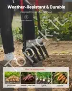 Plati sodo šakė-grėblys dirvos purenimui, 5 dantys 510x320mm - Image 2