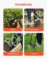 Plati sodo šakė-grėblys dirvos purenimui, 5 dantys 510x320mm - Image 6