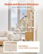 Platus kačių medis / bokštas – 600 × 600 × 1750 mm - Image 6