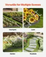 Plieninė sodo kraštinė, 10 vnt., 152,4 cm x 10,9 cm - Image 6