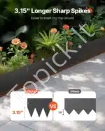 Plieninė vejos ir gėlynų apvado juosta 1016 x 203 x 1,5 mm (4 vnt.) - Image 2