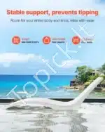 Gultai-sezlongai baseinui, 2 vnt., 180 x 60 x 56 cm - Image 4